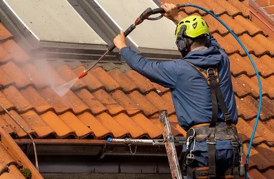 Démoussage et hydrofuge de toiture à Saignon